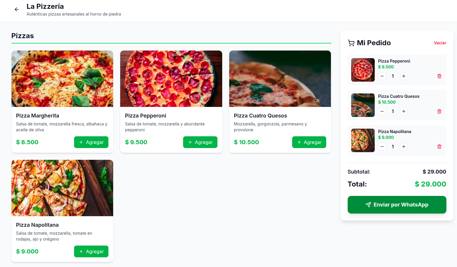 Captura de Pedidos Centralizados